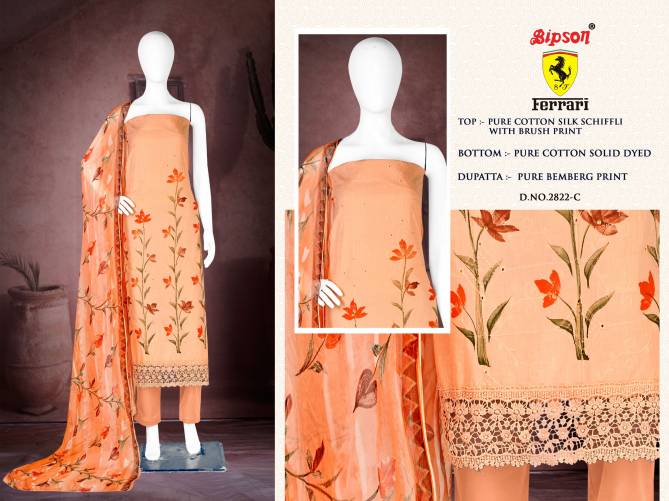 Ferrari 2822 By Bipson Cotton Silk Printed Sarees Wholesale Shop In Surat
